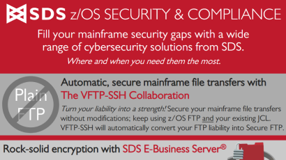 SDS mainframe security compliance infosheet