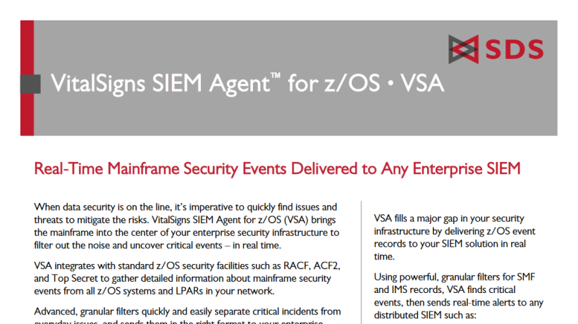 VSA Datasheet