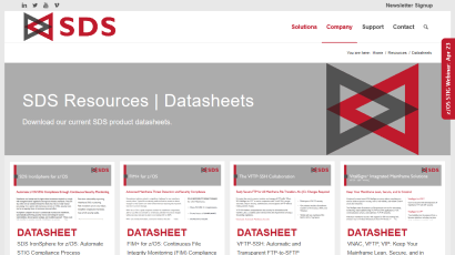 Datasheets page