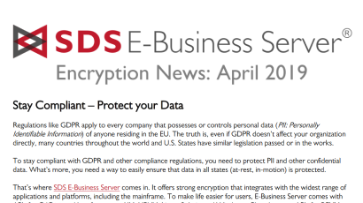 EBS Encryption News: Apr 2019