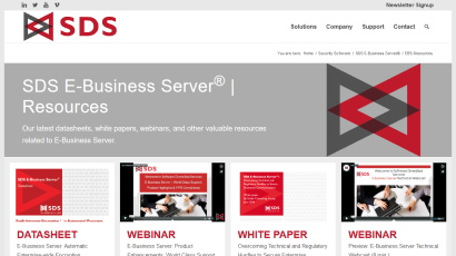 E-Business Server Resources page