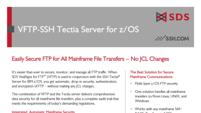 VFTP-SSH Datasheet