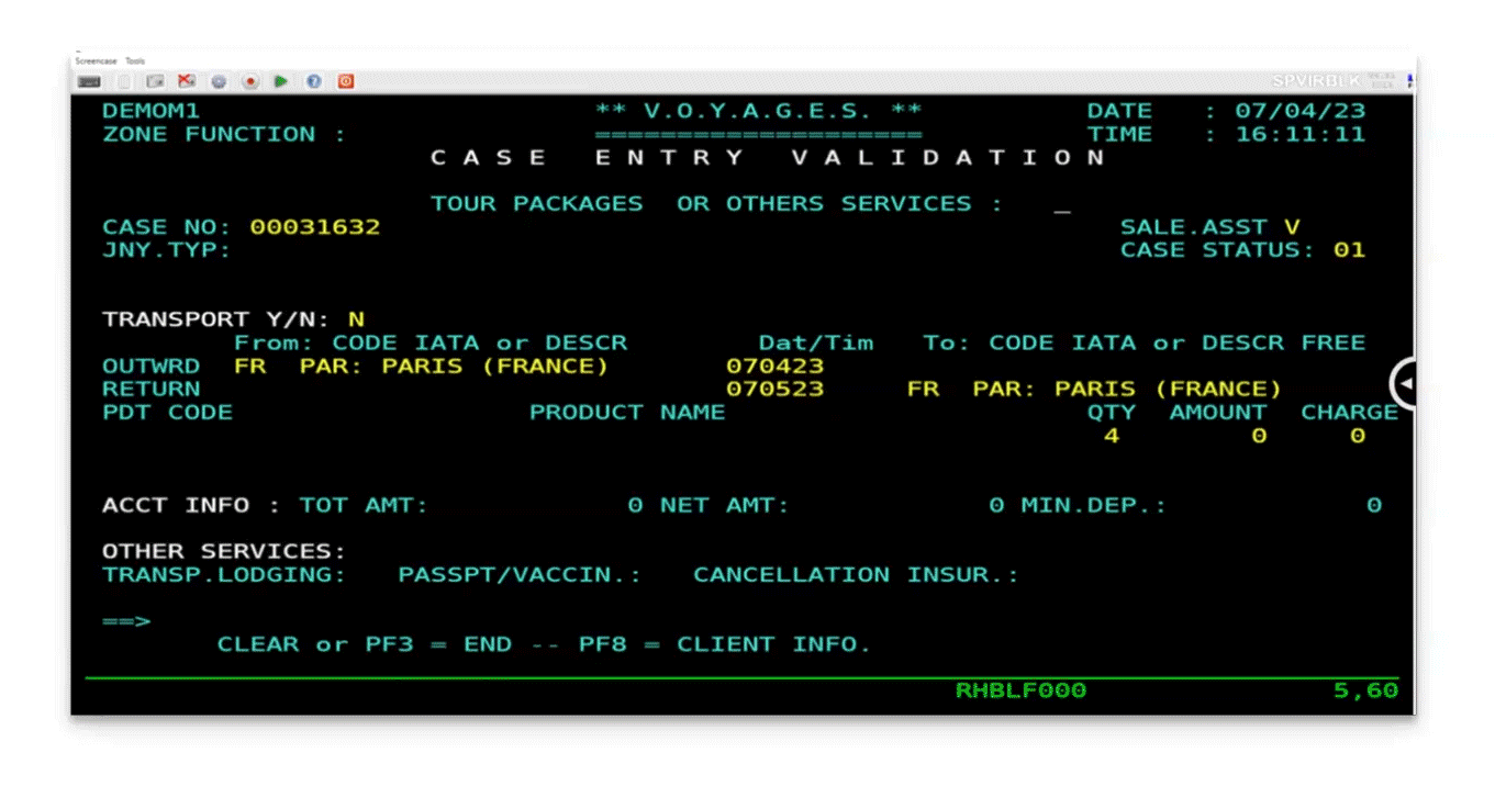 VSR Modernization diagram