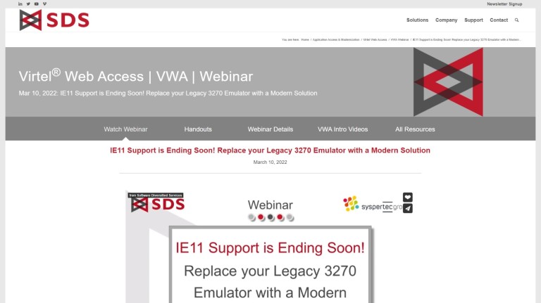 VWA Webinar page - March 10, 2022