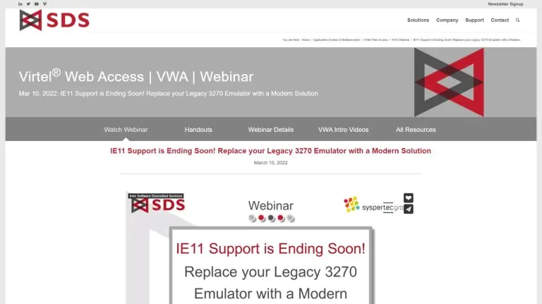 VWA Webinar page - March 10, 2022